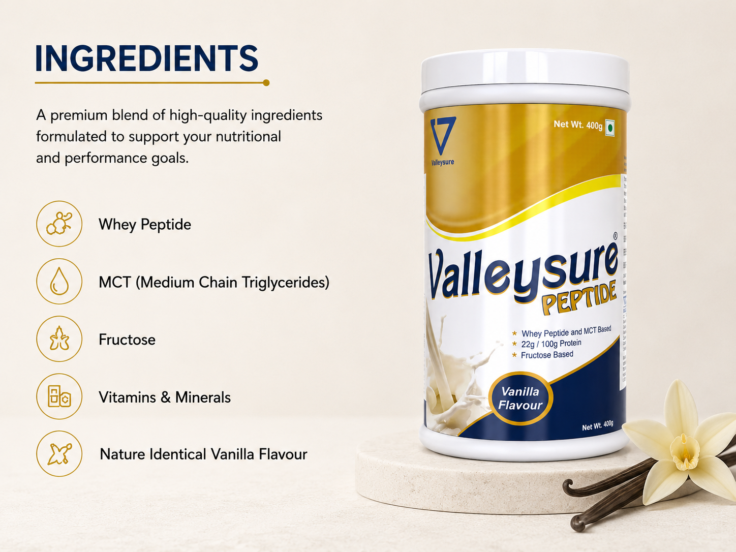Valleysure Peptide 400g