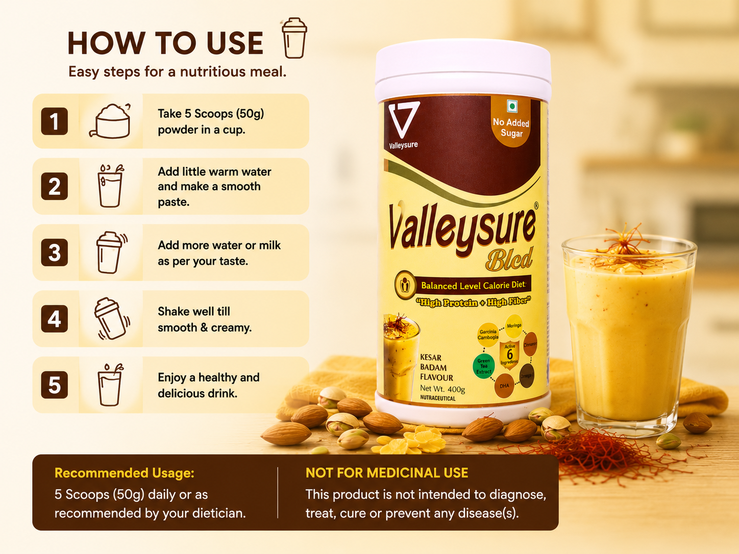 Valleysure Balance Low Calorie Diet 400g