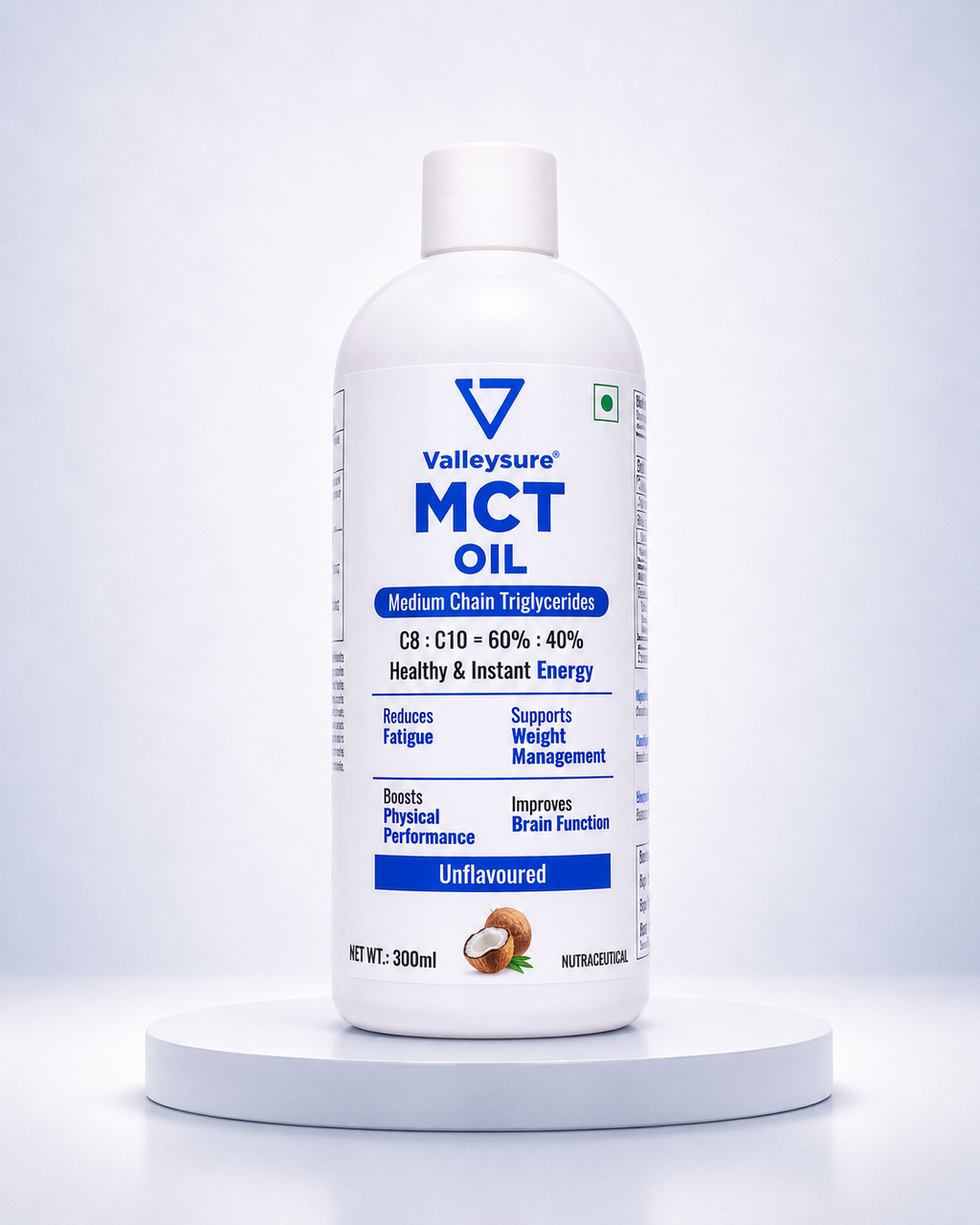 Valleysure MCT Oil 300ml – Unflavoured
