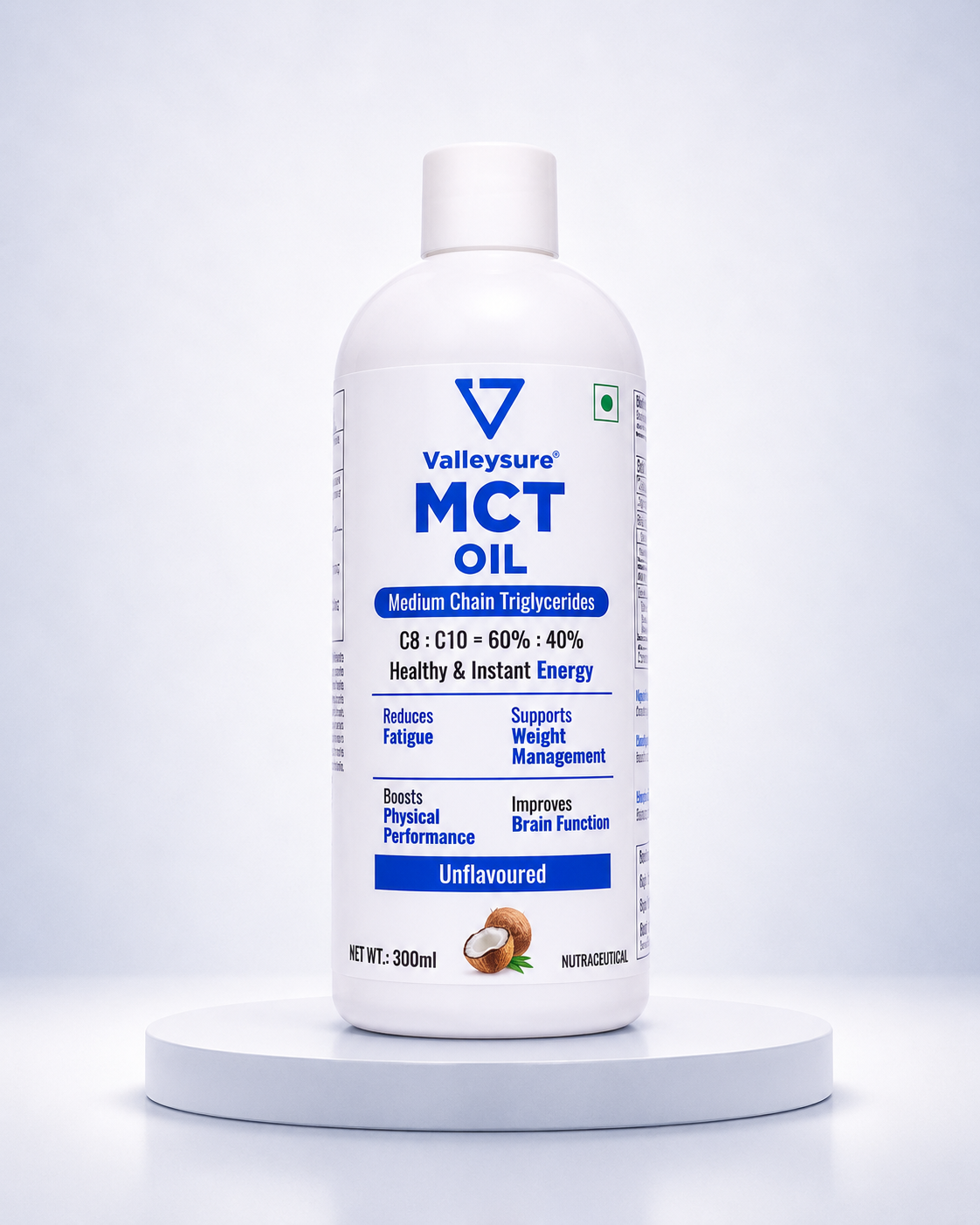 Valleysure MCT Oil 300ml – Unflavoured